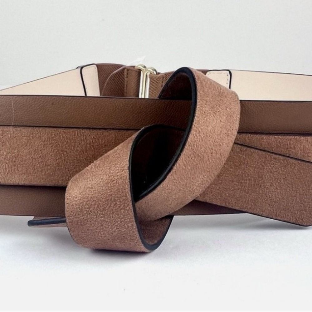 H&M Brown Suede Knot Belt